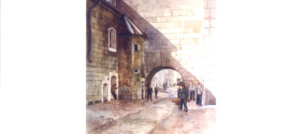 Aquarelle H.Müller Citadelle 1945-1946 (11)