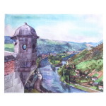 Aquarelle H.Müller Citadelle 1945-1946 (2)