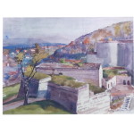 Aquarelle H.Müller Citadelle 1945-1946 (3)