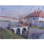 Aquarelle H.Müller Citadelle 1945-1946 (7)