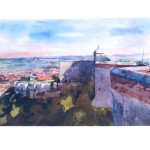 Aquarelle H.Müller Citadelle 1945-1946 (8)